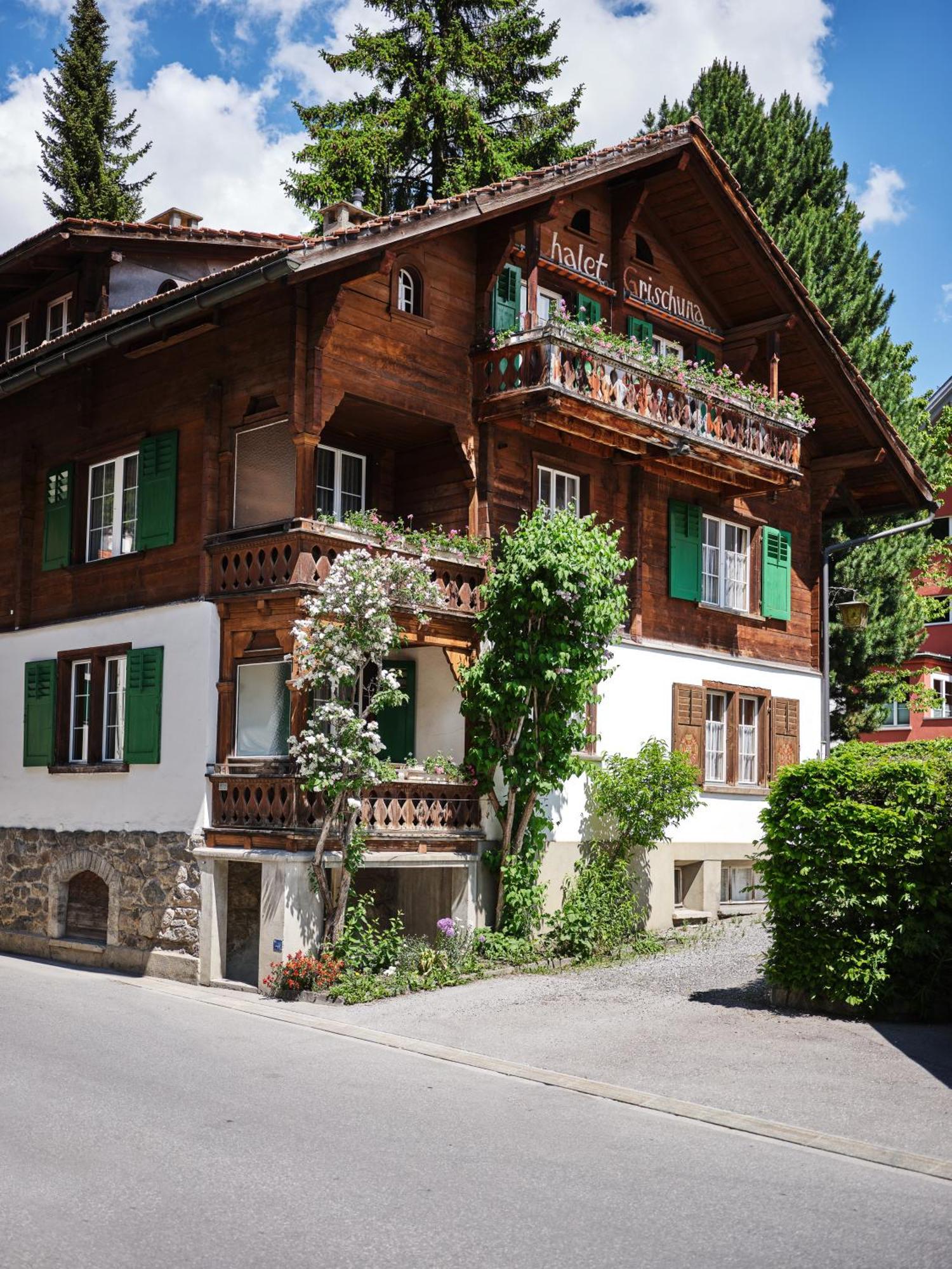 Hotel Chesa Grischuna Klosters Exteriér fotografie